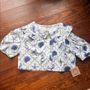 Bailey Rose Size M Cropped Shirt